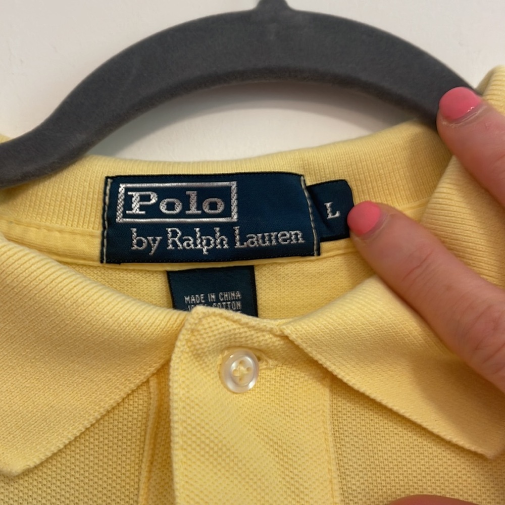 Polo by Ralph Lauren men’s yellow size large polo - Picture 4 of 5